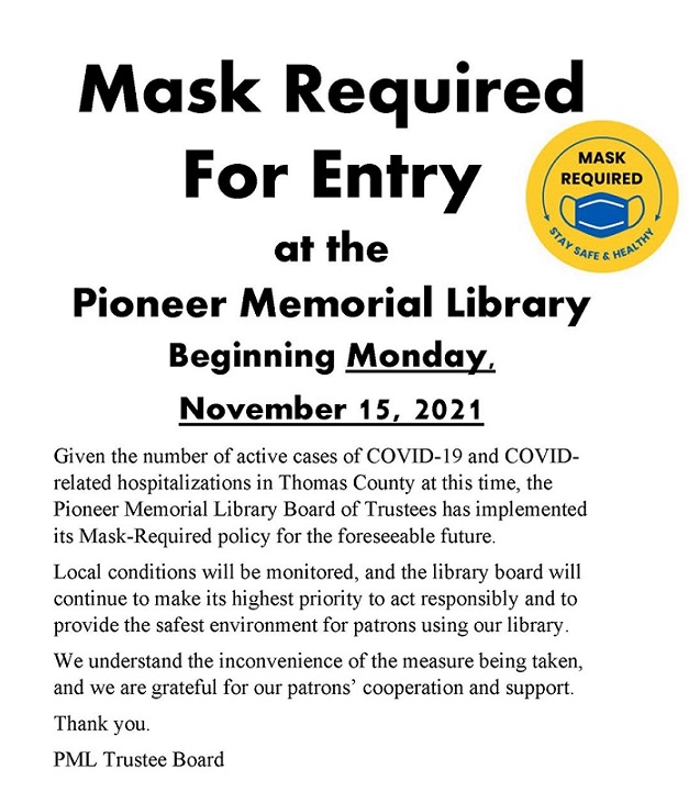 Mask Required with mask 11-13-2021